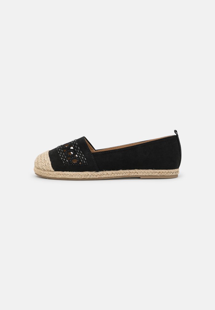 Chaussure Basse Anna Field Espadrillas Plates Slip on Noir Femme | FXB-3961231